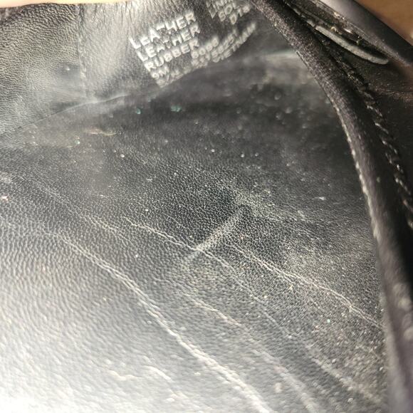 Tory Burch Black Leather Logo Toe Slip On Minnie Ballet Flats Women's Size 9M - Picture 7 of 7